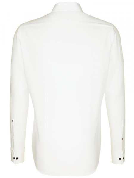 SEIDENSTICKER Tailored Fit Skjorte Lys beige Business Kent Popeline