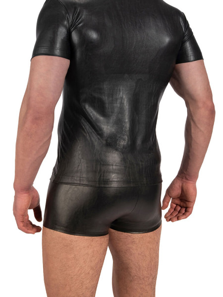 MANSTORE Regular Fit Sort Microfaser