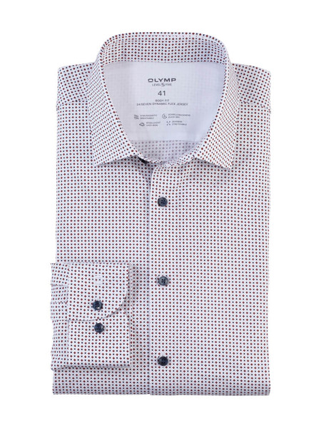 OLYMP Level Five 24/Seven body fit jersey skjorte