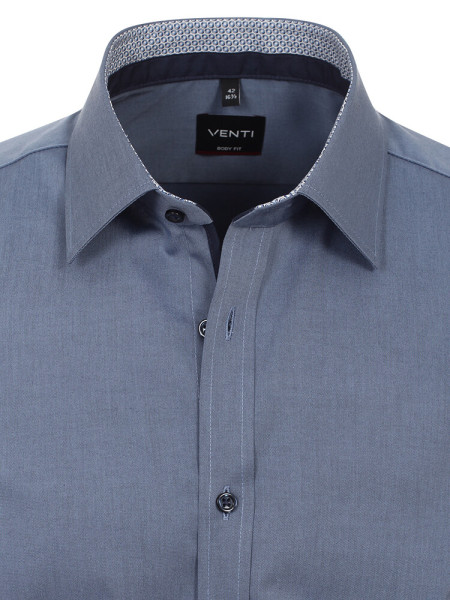 VENTI Slim Fit Skjorte Medium blå Kent Easy Care  - Visning 1