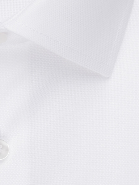 SEIDENSTICKER Regular Fit Skjorte Hvid Business Kent Struktur - Visning 3