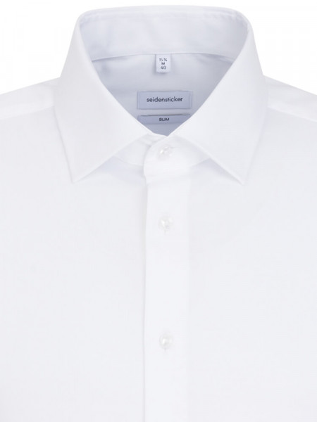 SEIDENSTICKER Slim Fit Skjorte Hvid Business Kent Original - Visning 2