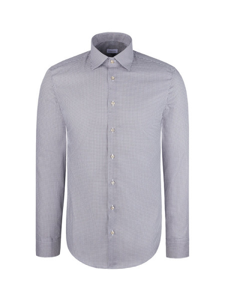 SEIDENSTICKER Slim Fit Skjorte Brun New Kent Twill