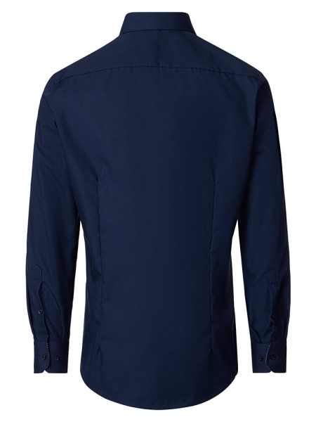 VENTI Regular Fit Skjorte Marine Kent Popeline