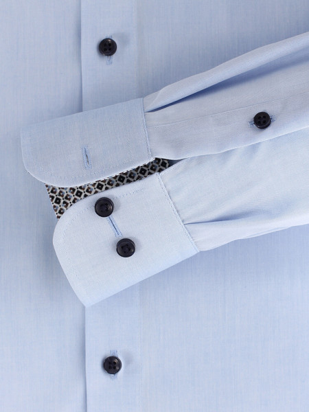 CASAMODA Comfort Fit Skjorte Lyseblå Kent Popeline - Visning 2