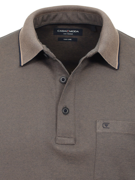 CASAMODA Polo Brun Extrafeine Qualität - Visning 1