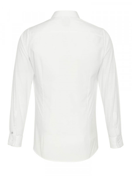 PURE Extra Slim Fit Skjorte Lys beige Haifisch Popeline