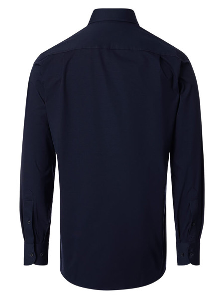 VENTI Comfort Fit Skjorte Mørkeblå Kent Jersey