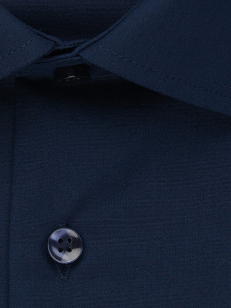 SEIDENSTICKER Regular Fit Skjorte Marine Business Kent Popeline - Visning 3