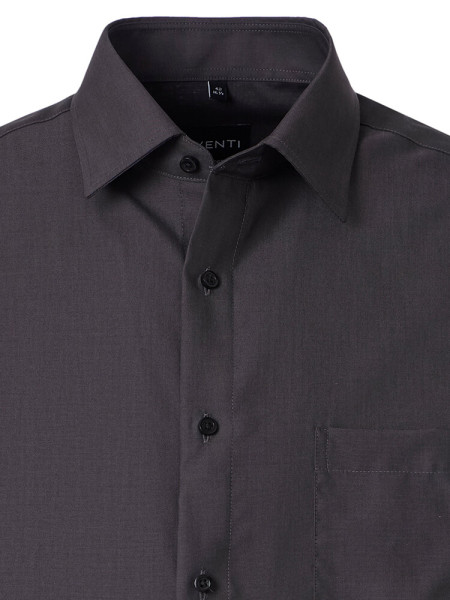 VENTI Comfort Fit Skjorte Antracit Kent Popeline - Visning 1