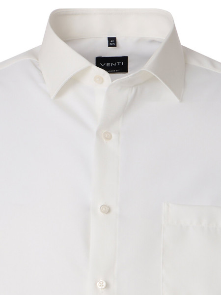 VENTI Comfort Fit Skjorte Lys beige Kent Twill - Visning 1