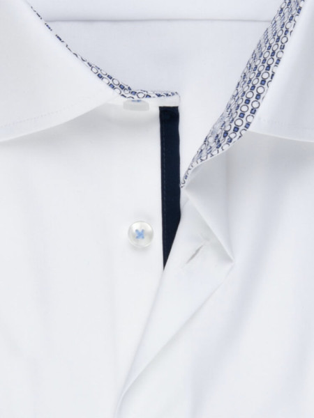 SEIDENSTICKER Tailored Fit Skjorte Hvid Business Kent Popeline - Visning 2