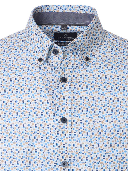 CASAMODA Comfort Fit Skjorte Brun Button-Down Easy Care  - Visning 1