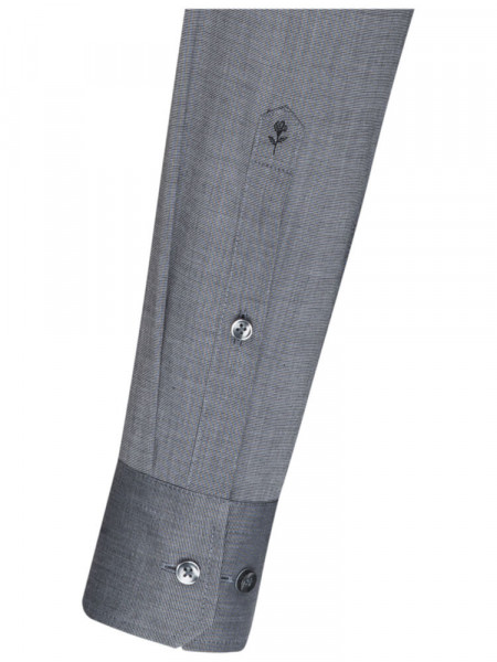 SEIDENSTICKER Regular Fit Skjorte Antracit Business Kent Fil à Fil - Visning 1