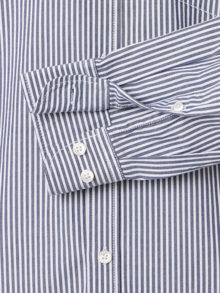 CASAMODA Regular Fit Skjorte Mørkeblå Button-Down Easy Care  - Visning 2