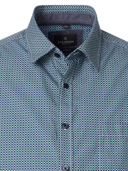 CASAMODA Regular Fit Skjorte Grøn Kent Easy Care  - Visning 1