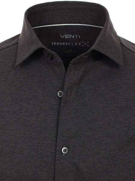 VENTI Slim Fit Skjorte Antracit Kent Jersey - Visning 1