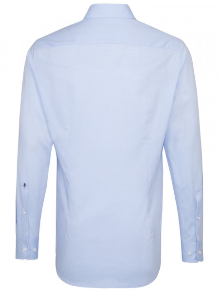 SEIDENSTICKER Slim Fit Skjorte Lyseblå Business Kent Popeline