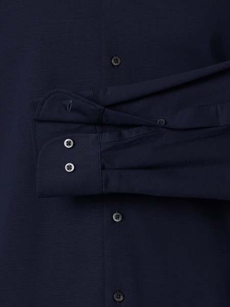 VENTI Comfort Fit Skjorte Mørkeblå Kent Jersey - Visning 2