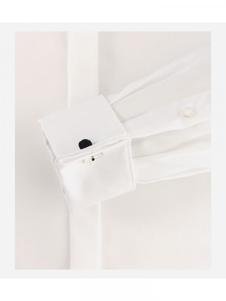 VENTI Regular Fit Skjorte Hvid Kläppchen Popeline - Visning 2