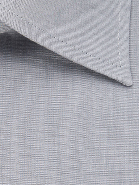 SEIDENSTICKER Regular Fit Skjorte Grå Business Kent Chambray - Visning 3