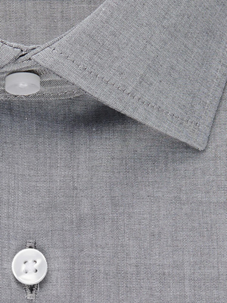 SEIDENSTICKER Slim Fit Skjorte Grå Business Kent Chambray - Visning 3