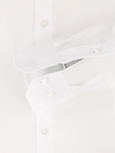 VENTI Regular Fit Skjorte Hvid Stehkragen Popeline - Visning 2