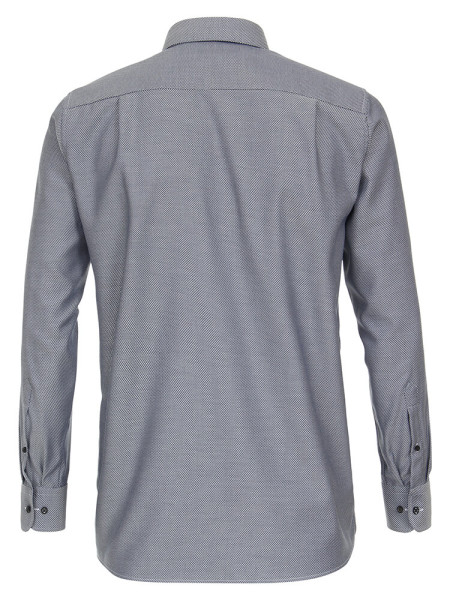 CASAMODA Comfort Fit Skjorte Røgblå Button-Down Struktur