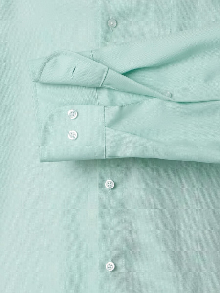 VENTI Comfort Fit Skjorte Grøn Button-Down Fein Oxford - Visning 2