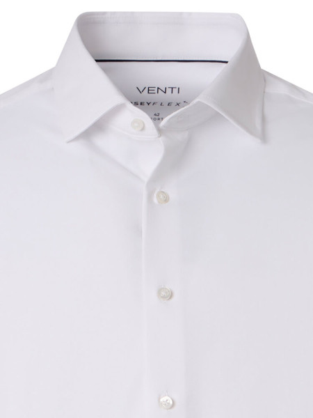 VENTI Comfort Fit Skjorte Hvid Kent Jersey - Visning 1