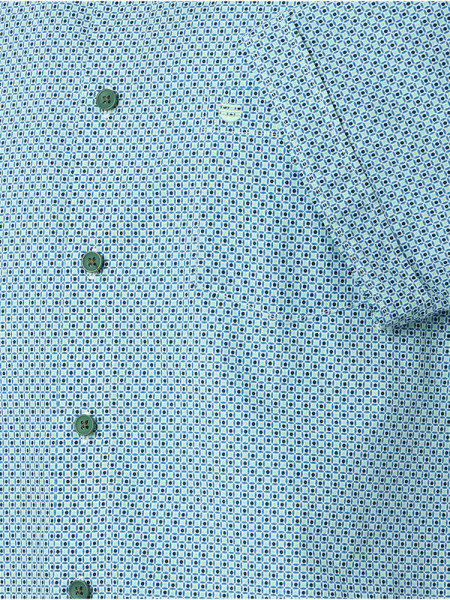 REDMOND Comfort Fit Skjorte Grøn Kent Print - Visning 2