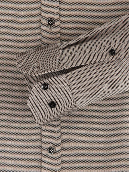 VENTI Slim Fit Skjorte Lys brun Kent Easy Care  - Visning 2