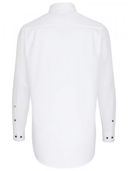 SEIDENSTICKER Regular Fit Skjorte Hvid Business Kent Popeline