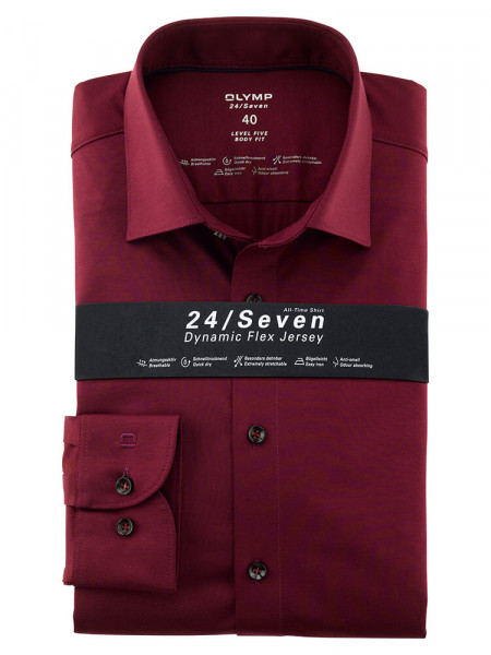 OLYMP Level Five 24/Seven body fit jersey skjorte