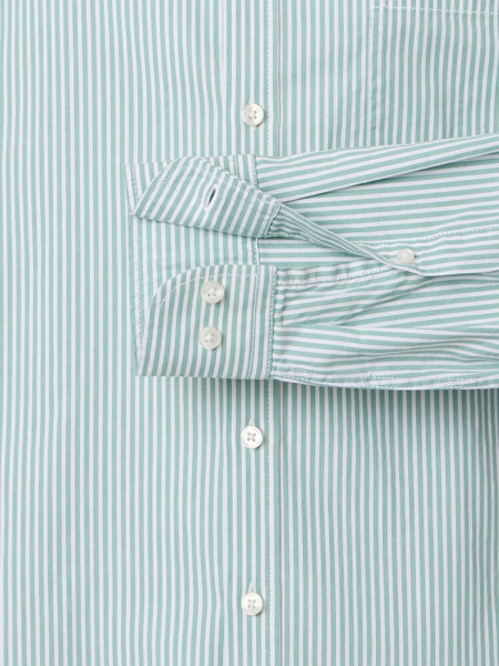CASAMODA Comfort Fit Skjorte Grøn Button-Down Easy Care  - Visning 2