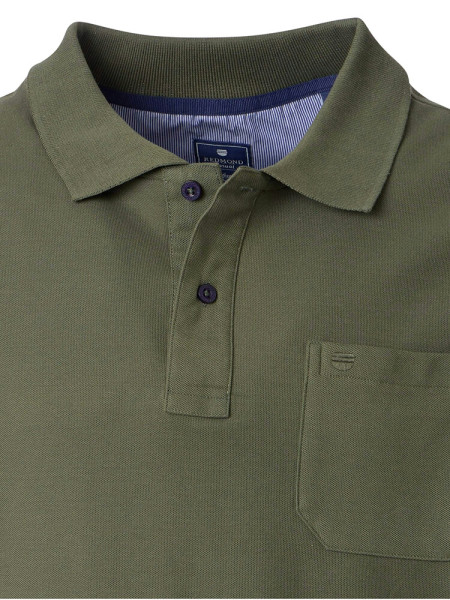 REDMOND Polo Mørkegrøn Piqué - Visning 1