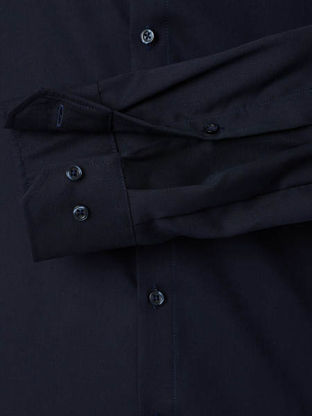 VENTI Regular Fit Skjorte Marine Button-Down Fein Oxford - Visning 2