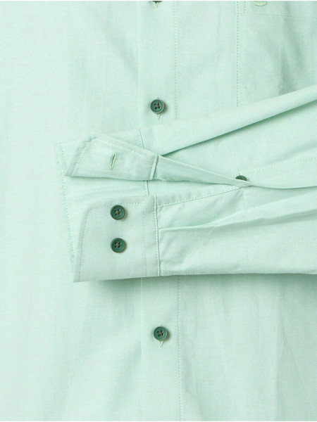 REDMOND Regular Fit Skjorte Grøn Button-Down Fein Oxford - Visning 2