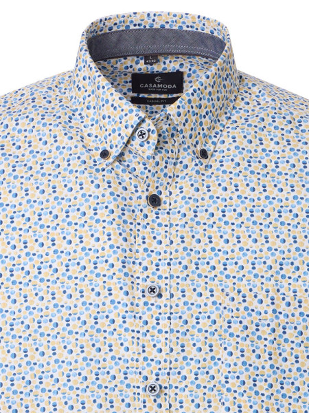 CASAMODA Regular Fit Skjorte Lys beige Button-Down Easy Care  - Visning 1