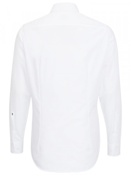 SEIDENSTICKER Tailored Fit Skjorte Hvid Business Kent Popeline