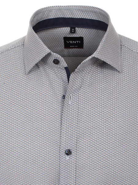 VENTI Slim Fit Skjorte Lys brun Kent Easy Care  - Visning 1