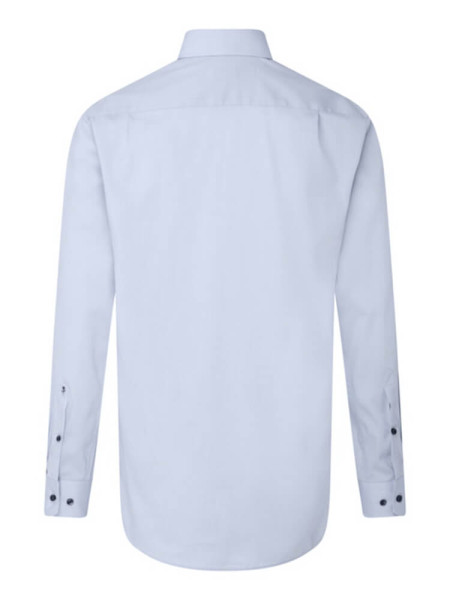 SEIDENSTICKER Regular Fit Skjorte Lyseblå Business Kent Fil à Fil
