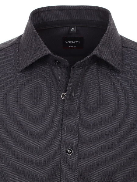 VENTI Slim Fit Skjorte Antracit Kent Easy Care  - Visning 1