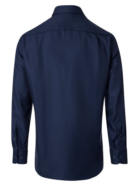 VENTI Comfort Fit Skjorte Mørkeblå Kent Struktur