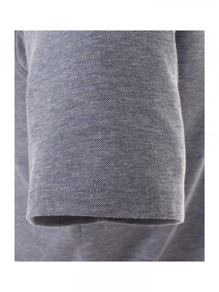 CASAMODA Polo Røgblå Piqué - Visning 2