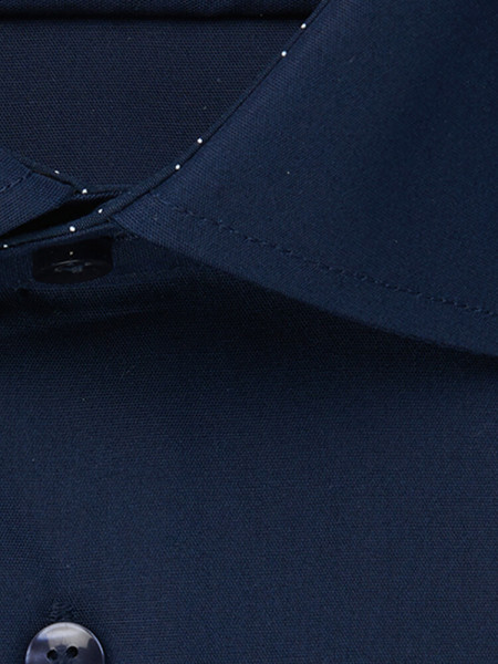 SEIDENSTICKER Regular Fit Skjorte Marine Business Kent Popeline - Visning 3