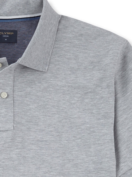 OLYMP Polo Grå Piqué