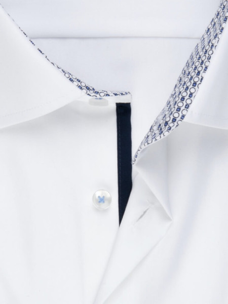 SEIDENSTICKER Regular Fit Skjorte Hvid Business Kent Popeline - Visning 1