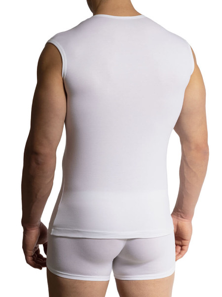 OLAF BENZ Regular Fit Hvid Feinripp