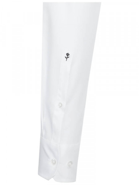 SEIDENSTICKER Tailored Fit Skjorte Hvid Business Kent Struktur - Visning 1